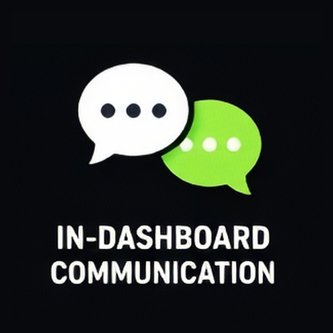 In-dashboard communication